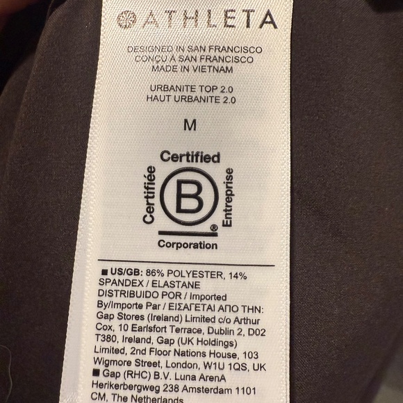 Athleta Urbanite UPF 50 Brown Long Sleeve Button Down - Picture 7 of 13